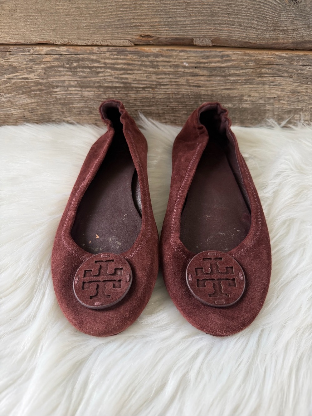 TORY BURCH | Suede Ballet Flats